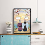 I Miss You - Personalized Poster/Wrapped Canvas - Memorial Gift For Mom, Dad, Daughters, Sons