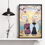 I Miss You - Personalized Poster/Wrapped Canvas - Memorial Gift For Mom, Dad, Daughters, Sons