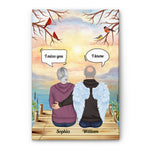 I Miss You - Personalized Poster/Wrapped Canvas - Memorial Gift For Mom, Dad, Daughters, Sons