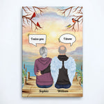 I Miss You - Personalized Poster/Wrapped Canvas - Memorial Gift For Mom, Dad, Daughters, Sons