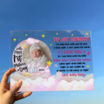 I Say Them With My Smile - Personalized Acrylic Photo Plaque