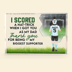 I Scored A Hat-Trick - Personalized Rectangle Acrylic Plaque