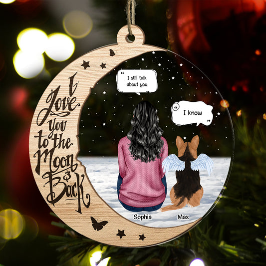 I Still Talk About You - New Version - Personalized Wood And Acrylic Ornament