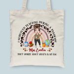 I Survived Teaching During A Pandemic - Personalized Tote Bag - Birthday Gift For Teacher