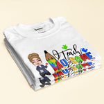 I Teach Au-Some Kids - Personalized Shirt - Birthday, Autism Awareness Month Gift For Teacher, Sped Teachers