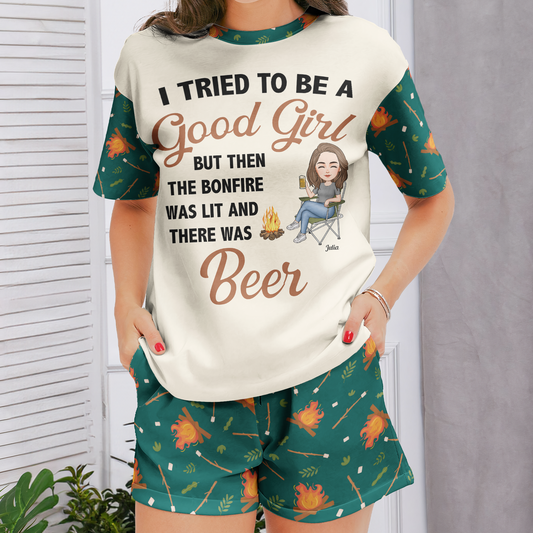 I Tried To Be A Good Girl - Personalized Pajamas