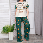 I Tried To Be A Good Girl - Personalized Pajama Shorts Set