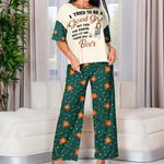 I Tried To Be A Good Girl - Personalized Pajama Shorts Set