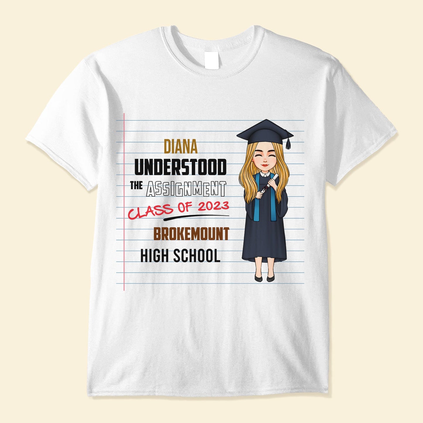 I Understood The Assignment - Personalized Shirt