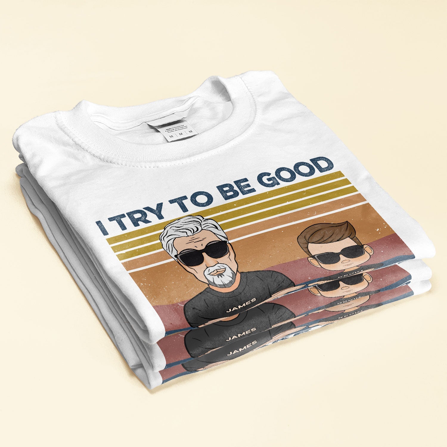 I Used To Be Good But Take After Grandpa - Personalized Youth Tee - Christmas Gift For Grandchildren