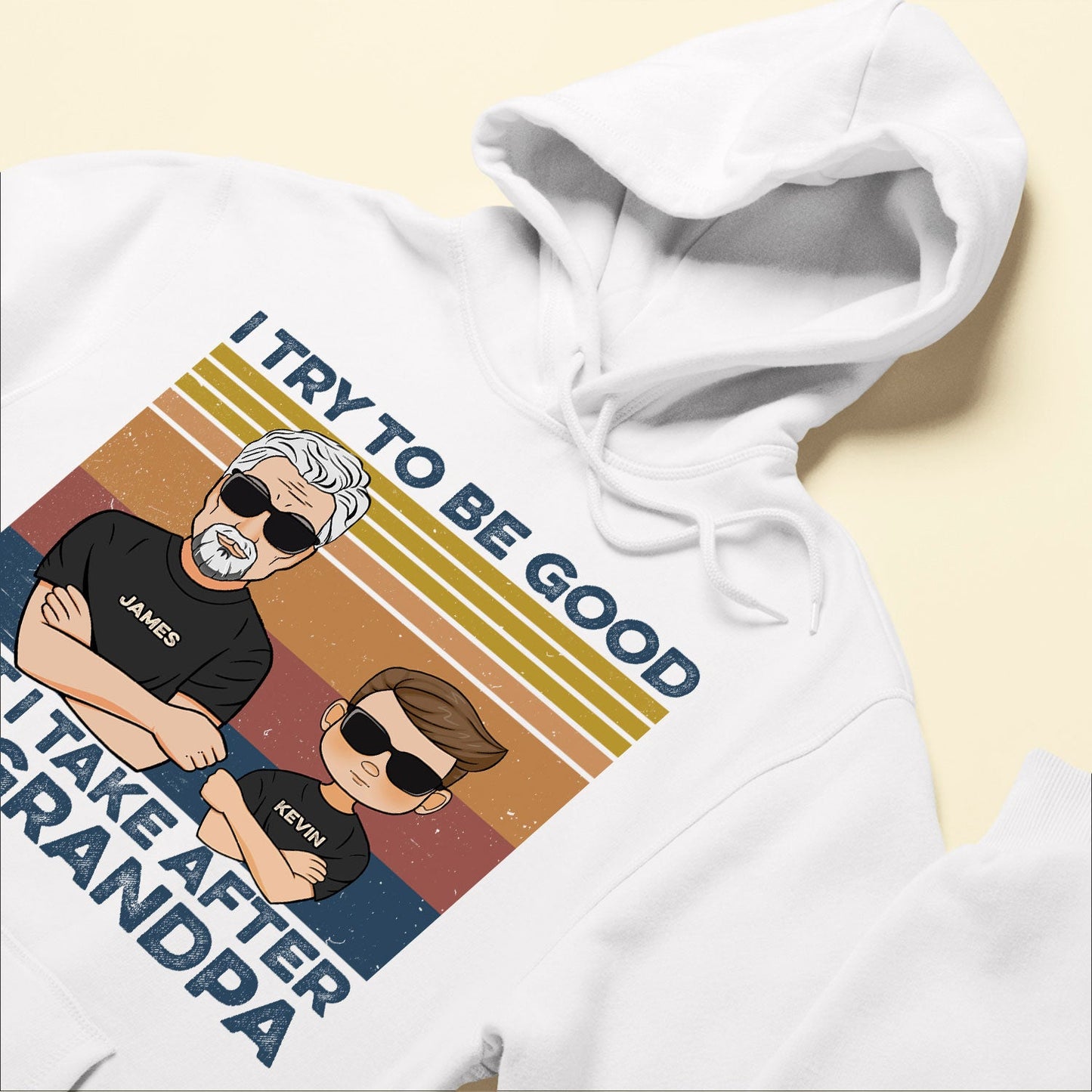 I Used To Be Good But Take After Grandpa - Personalized Youth Tee - Christmas Gift For Grandchildren