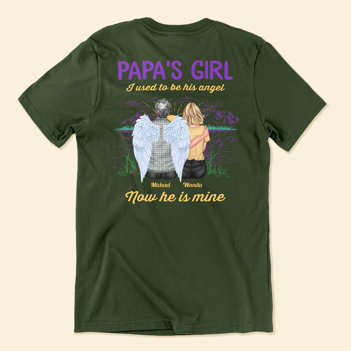 I Used To Be His Angel  - Personalized Shirt