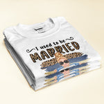 I Used To Be Married - Personalized Shirt - Gift For Divorce Woman - Chubby Girl Front