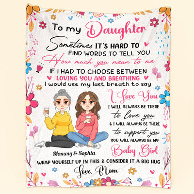 I Will Always Be There To Love You - Personalized Blanket