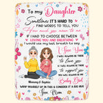 I Will Always Be There To Love You - Personalized Blanket