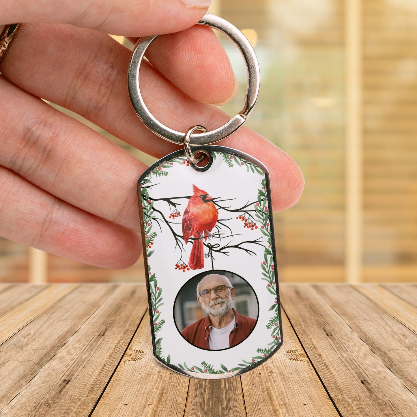 I Will Carry You With Me - Personalized Photo Stainless Steel Keychain