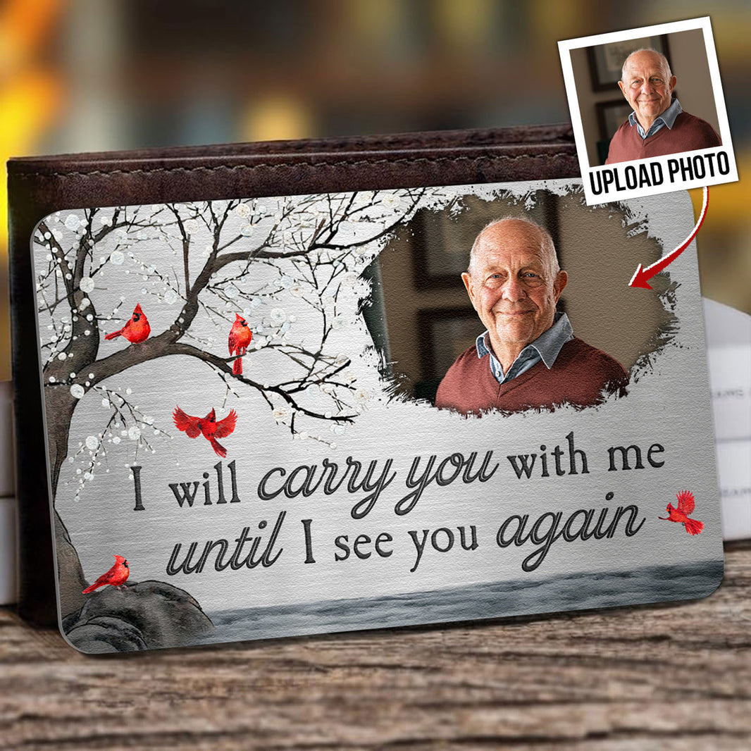 I Love You For All That You Are Metal Wallet Card | Valentines Love Message | Secret Message | Wallet Card Gift