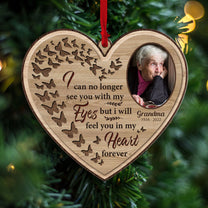 I Will Hold You In My Heart - Personalized Custom Shaped Wooden Photo Ornament