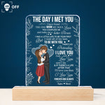 I Will Love You Until I Die - Personalized LED Light