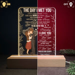 I Will Love You Until I Die - Personalized LED Light