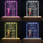 I Will Love You Until I Die - Personalized LED Light