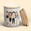 I Would Burn This Place Down  - Personalized Candle With Wooden Lid