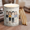 I Would Burn This Place Down  - Personalized Candle With Wooden Lid