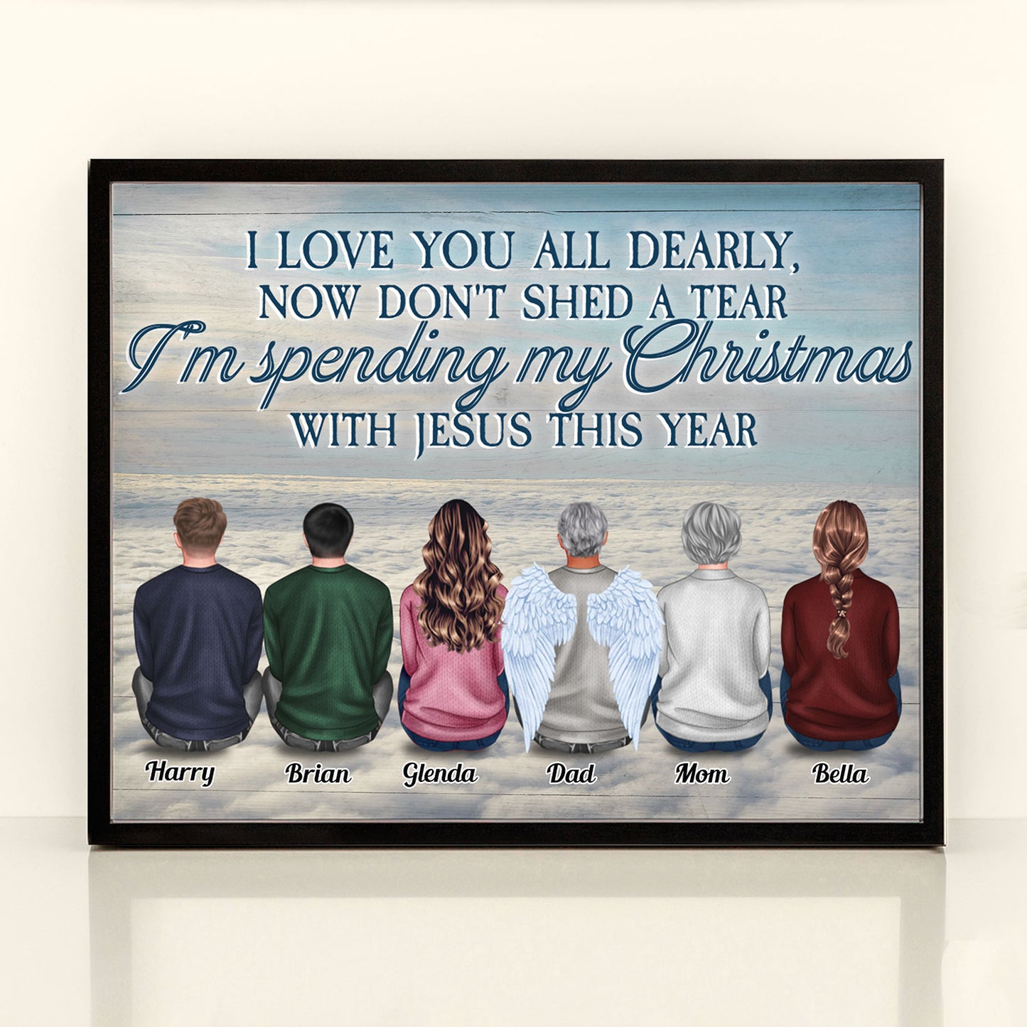 I Am Always With You Heaven - Personalized Poster - Memorial Gift For Family