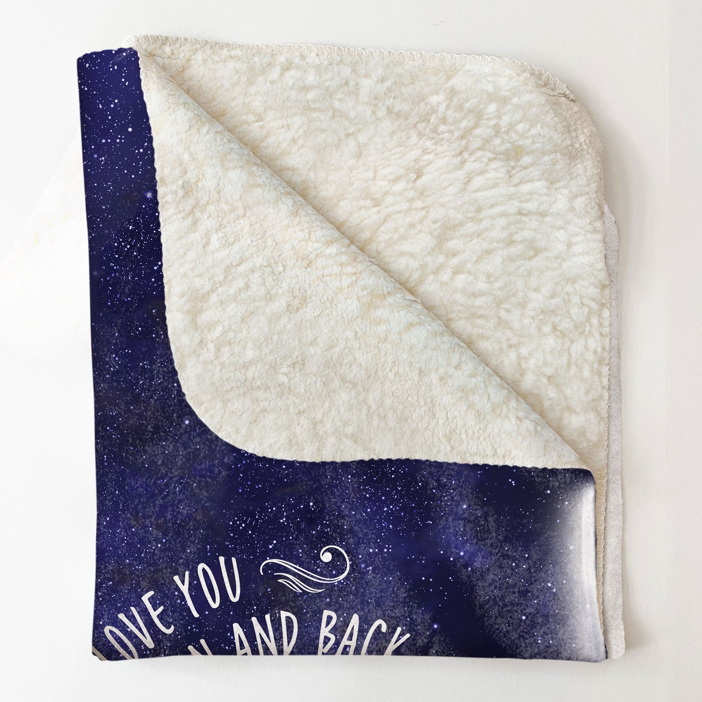 I Love You To The Moon And Back - Personalized Blanket - Birthday, Loving Gift For Couple, Boyfriend, Girlfriend, Husband, Wife