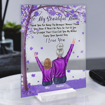 I'm Grateful That I Can Call You My Mother - Personalized Acrylic Plaque - Birthday, Mother's Day Gift For Mother, Mom