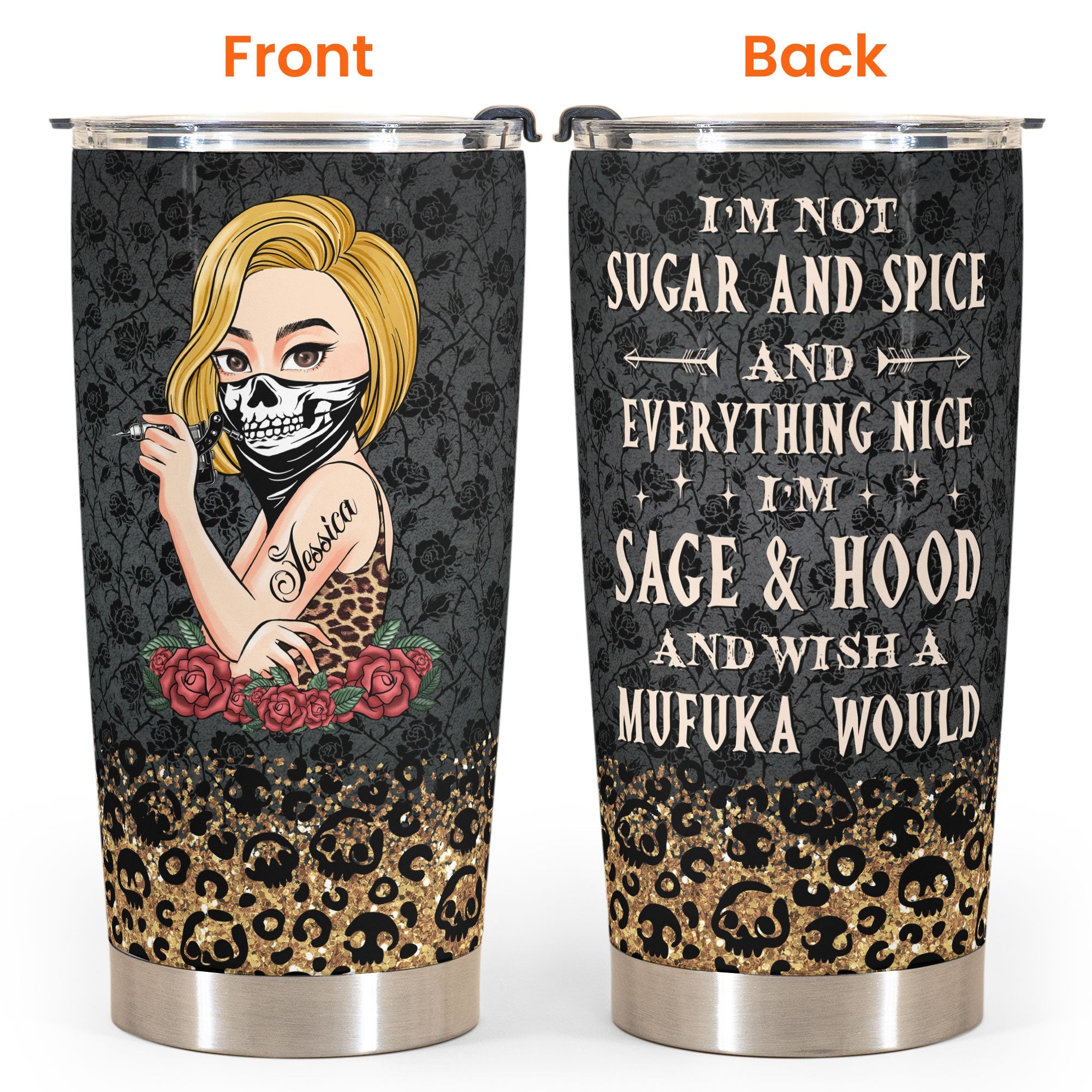 Im Not Sugar And Spice - Personalized Tumbler Cup - Birthday Gift For ...