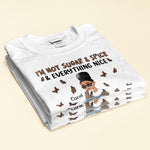 I'm Not Sugar Spice & Everything Nice Leopard Design - Personalized Shirt - Birthday Gift For Sista, Black Woman - Sassy Girls
