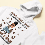 I'm Not Sugar Spice & Everything Nice Leopard Design - Personalized Shirt - Birthday Gift For Sista, Black Woman - Sassy Girls