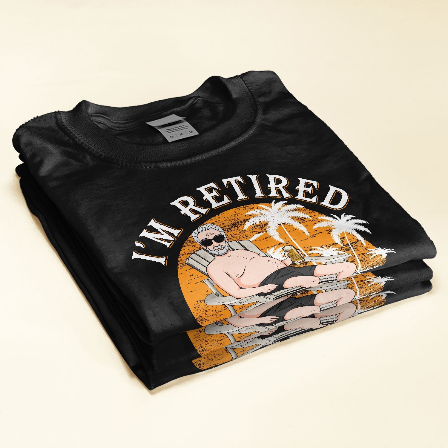 I'm Retired, I'm Free - Personalized Shirt - Retirement Gift For Colleagues, Dad, Grandpa, Husband