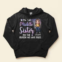 I'm The Oldest Sister - Personalized Shirt - Birthday Gift For Sisters