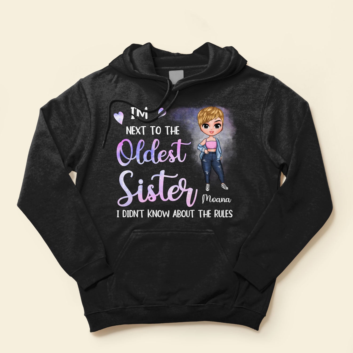 I'm The Oldest Sister - Personalized Shirt - Birthday Gift For Sisters