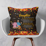 I'll Always Be With You, Daughter - Personalized Pillow (Insert Included)