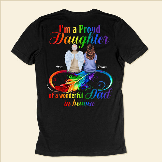 I'm A Proud Daughter - Personalized Back Printed Shirt