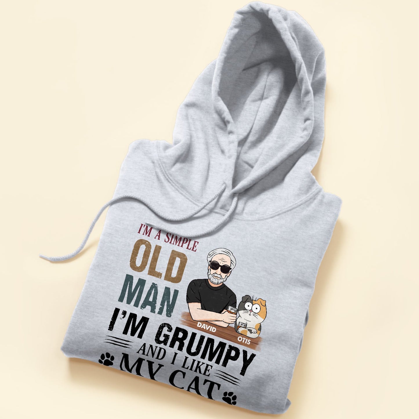 I'm A Simple Old Man - Personalized Shirt