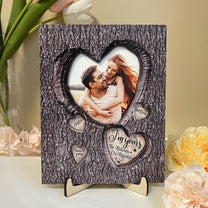 I'm Yours No Returns Or Refunds - Personalized Wooden Photo Plaque