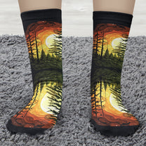 I'd Rather Be Camping - Personalized Crew Socks