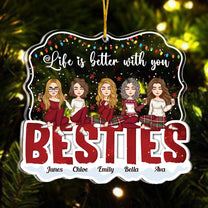 I'll Be There For You - Personalized Acrylic Ornament