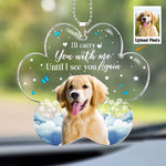 I'll Carry You With Me - Personalized Photo Rear View Mirror Accessory