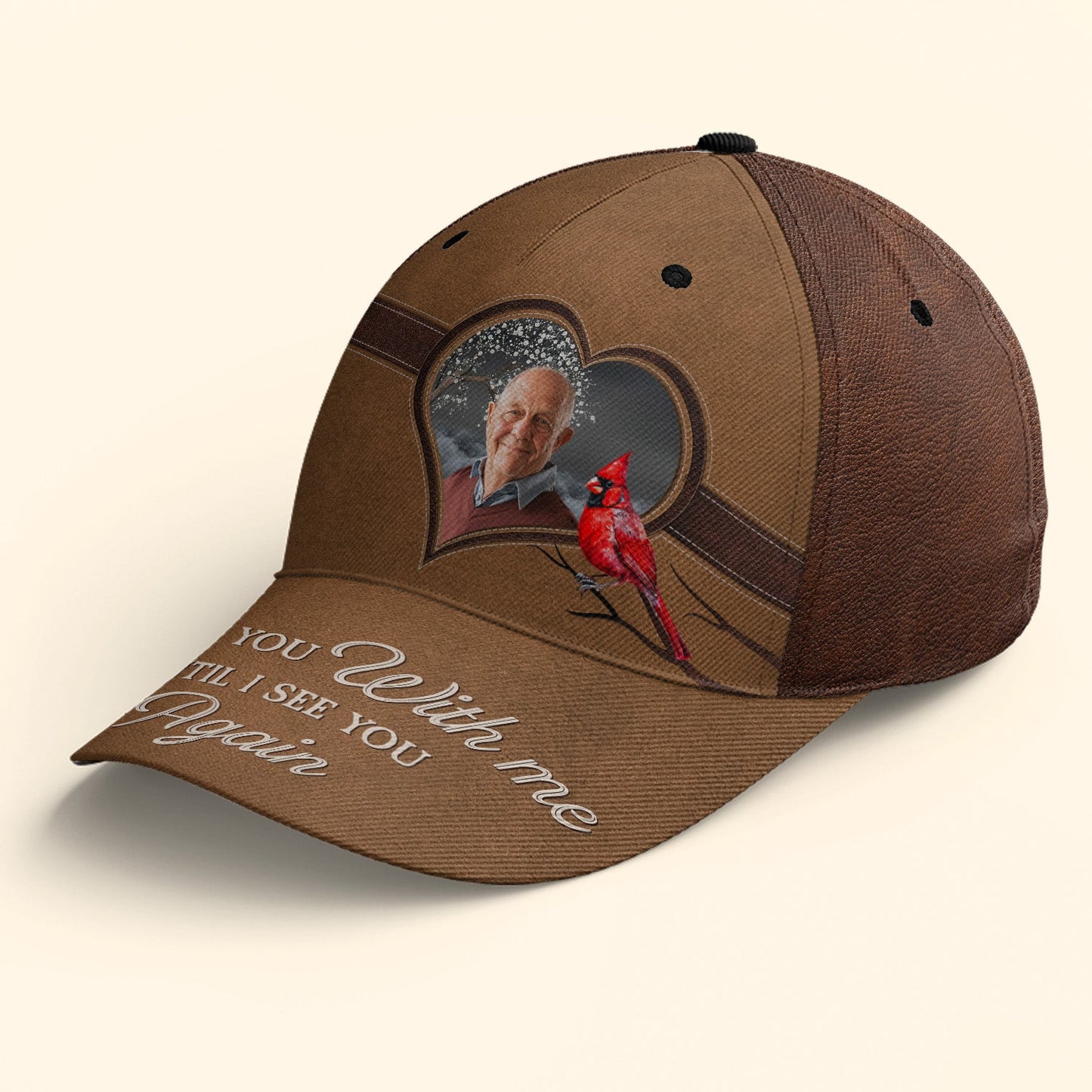 I'll Carry You With Me - Personalized Photo Classic Cap