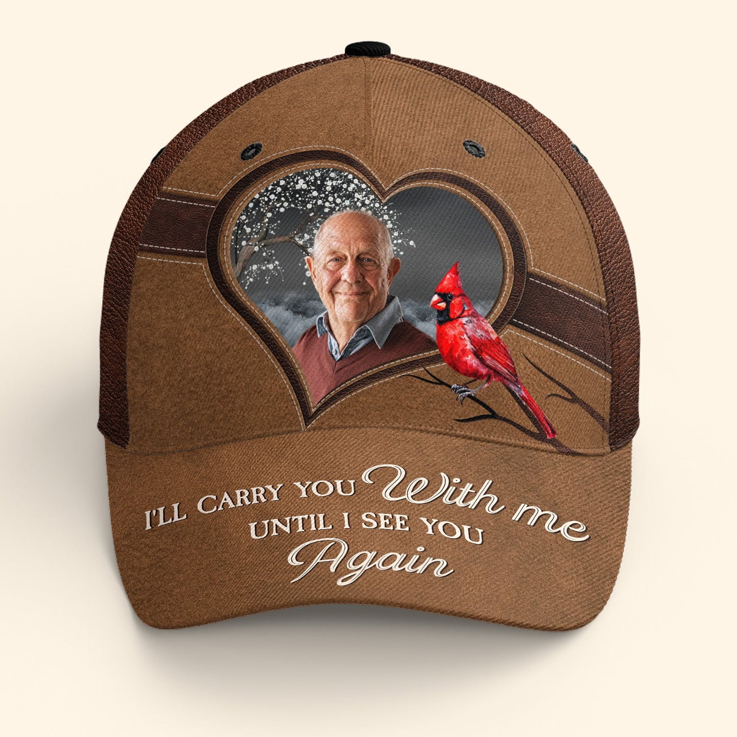 I'll Carry You With Me - Personalized Photo Classic Cap