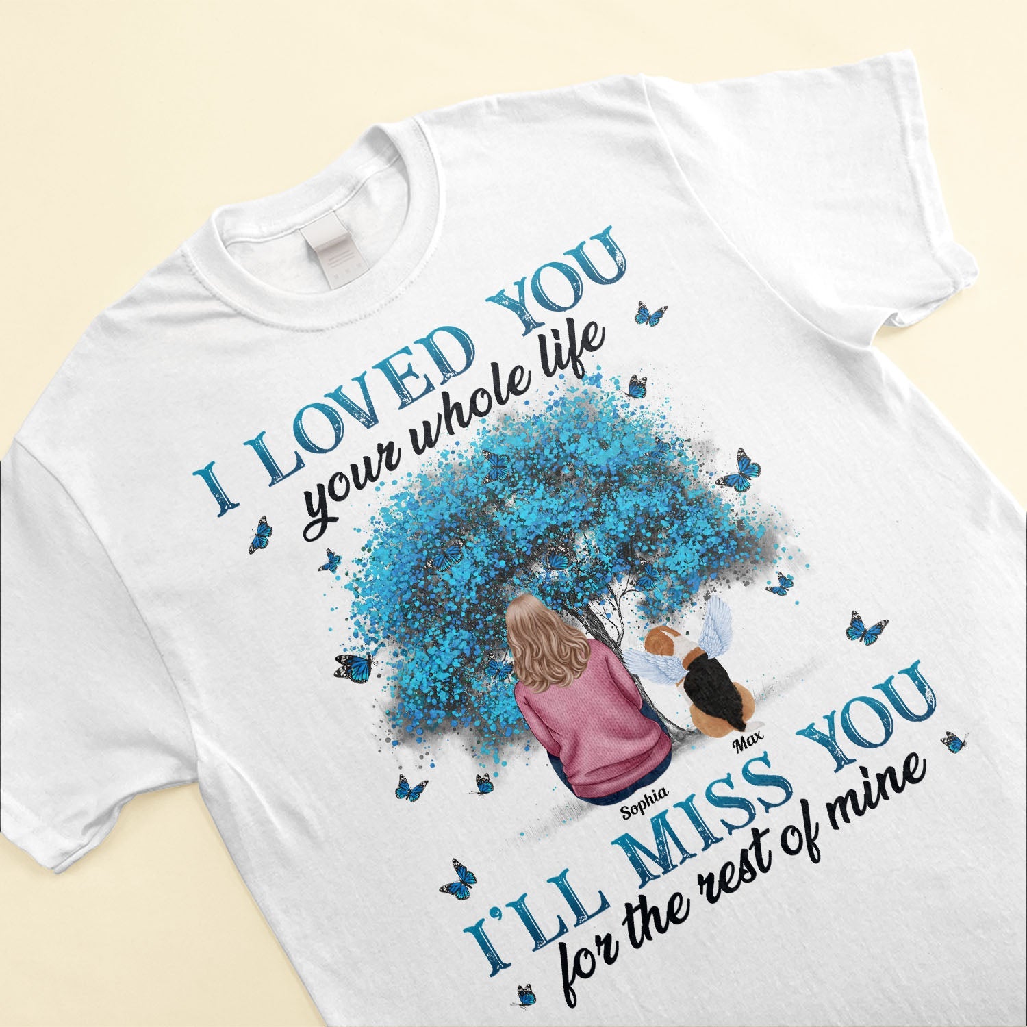 I'll Miss You For The Rest Of Mine Pet Memorial - Personalized Shirt