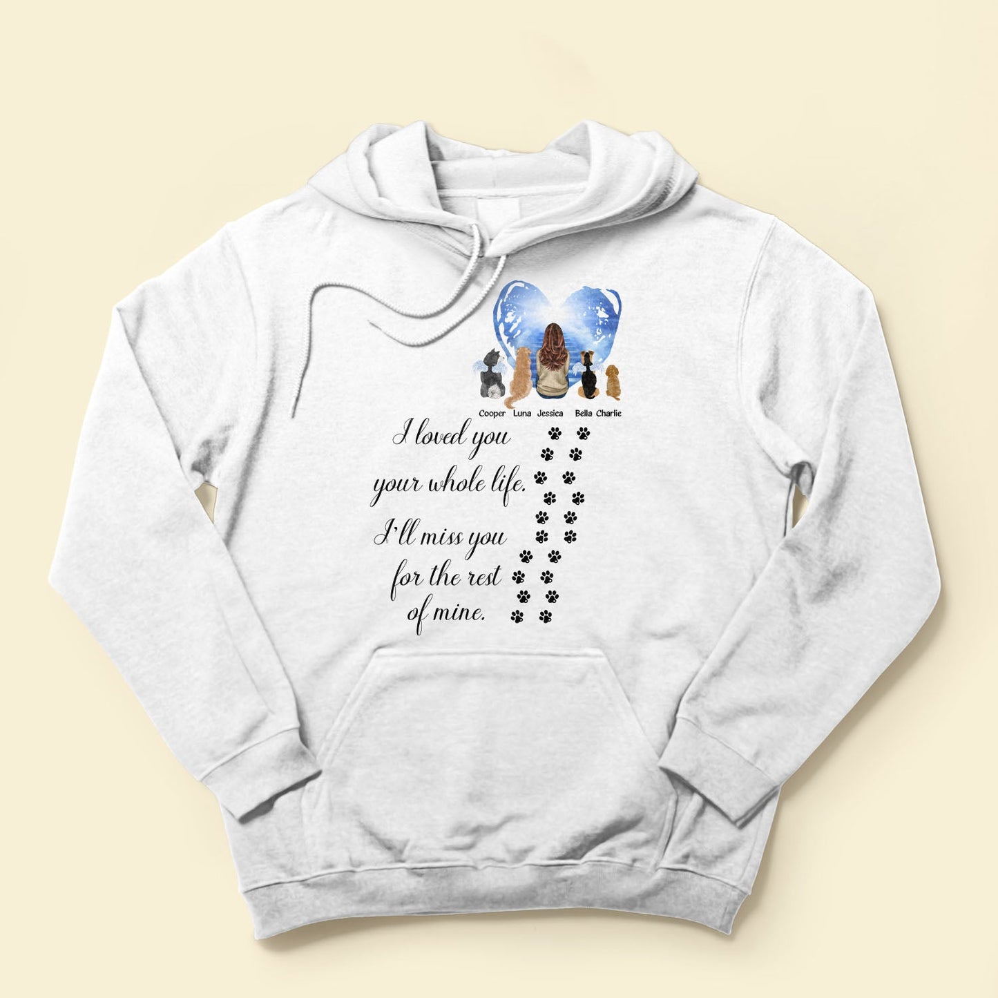 I'll Miss You For The Rest Of Mine Pet Memorial - Personalized Shirt