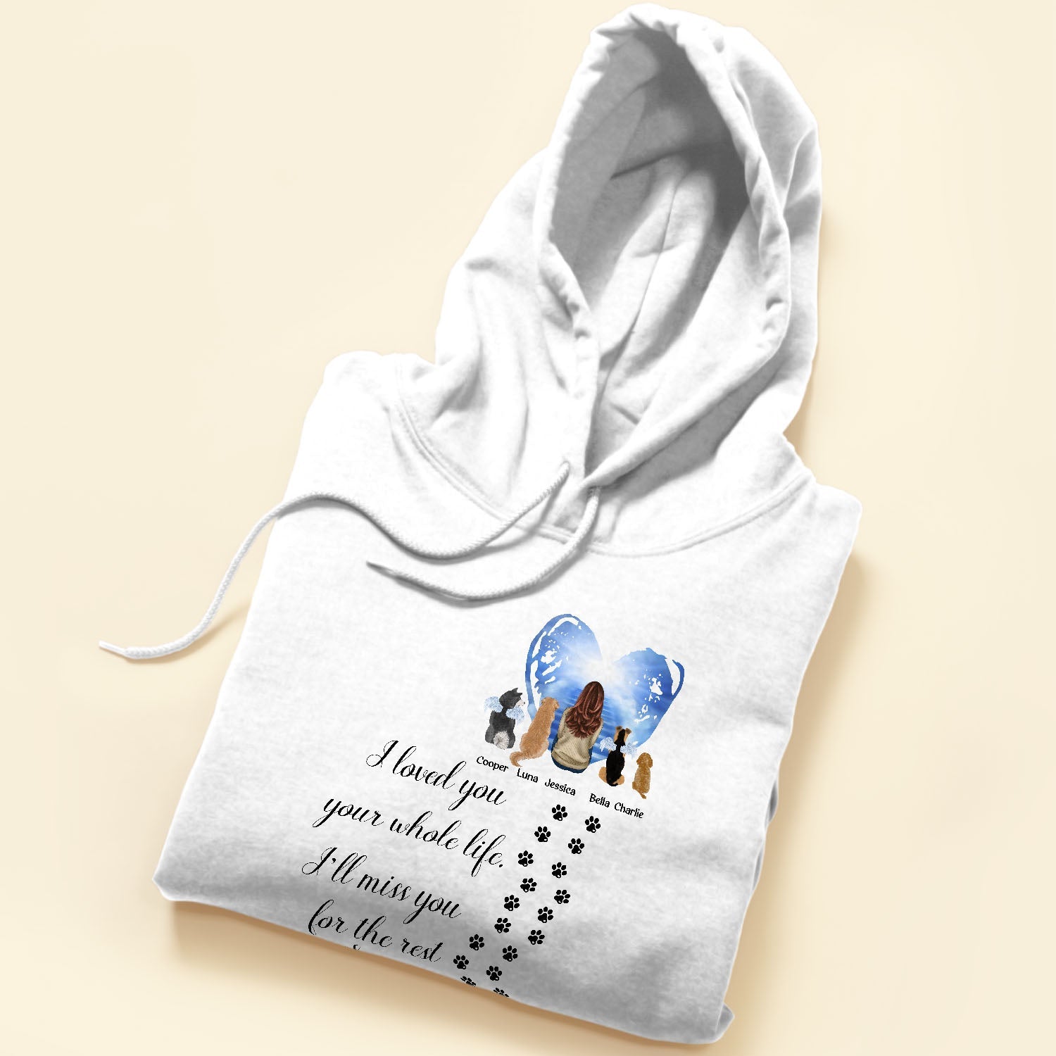 I'll Miss You For The Rest Of Mine Pet Memorial - Personalized Shirt