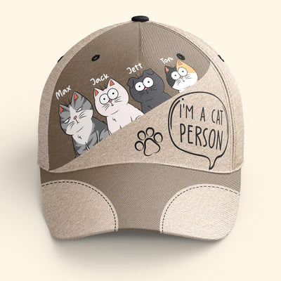 I'm A Cat Person - Personalized Classic Cap