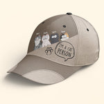 I'm A Cat Person - Personalized Classic Cap